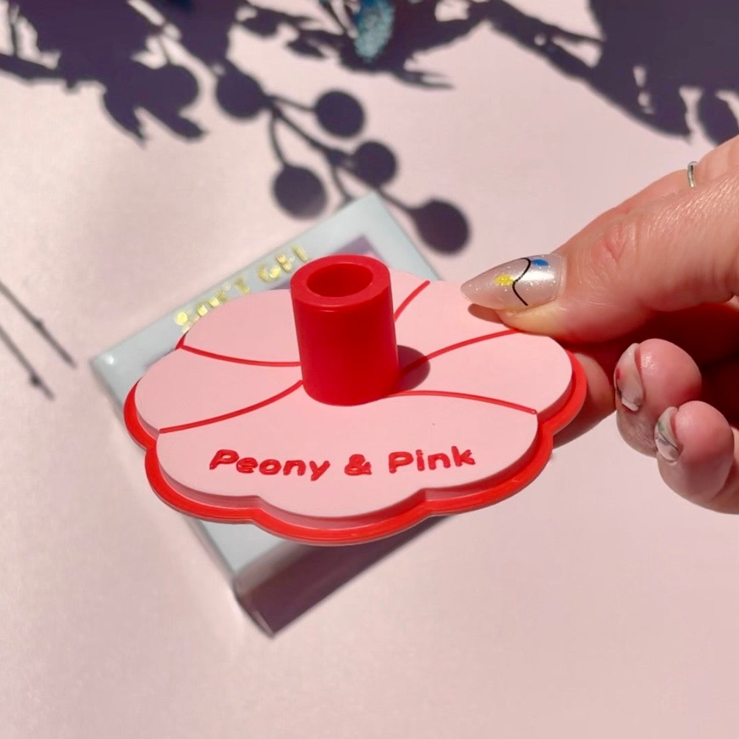 Festive Peony Bloom Glue Dock